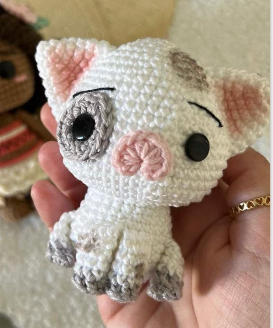 Moana Amigurumi Em Crochê